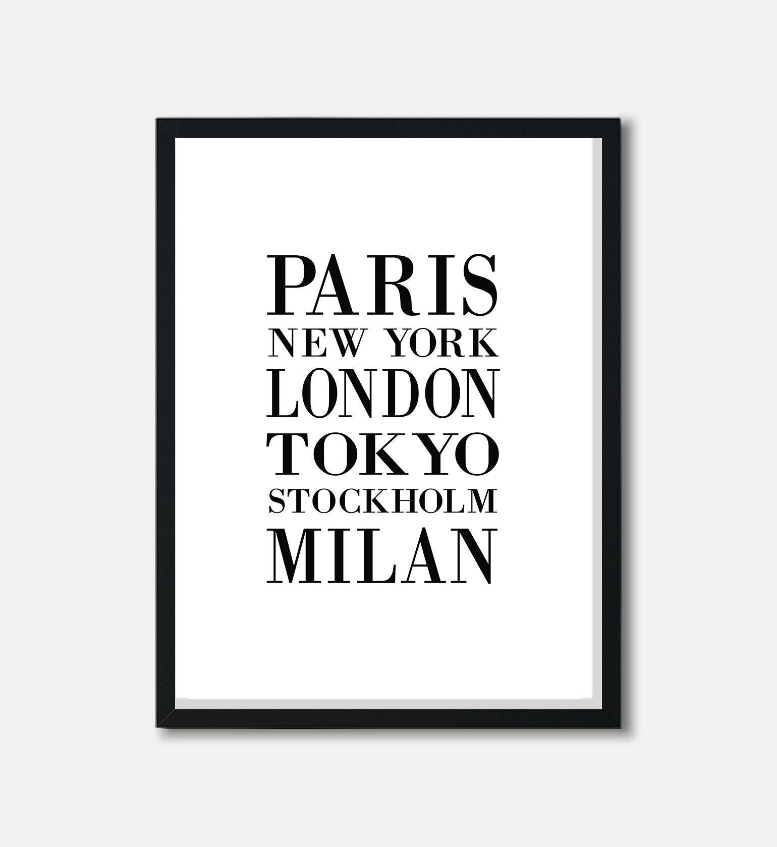 Fashion cities