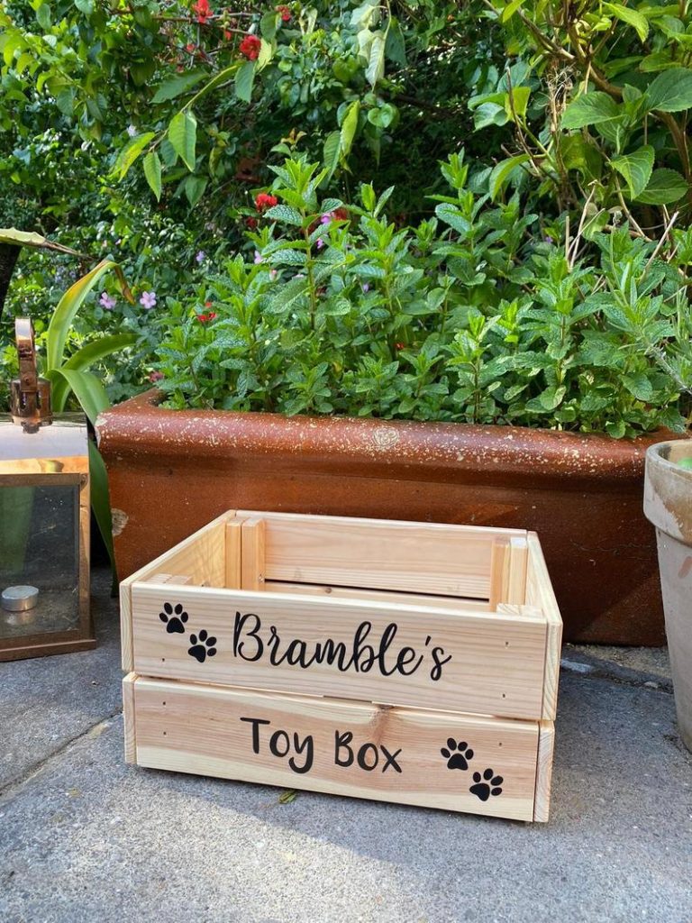 dog toy crate diy